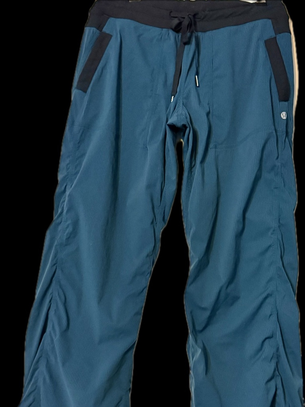 Lululemon teal lined Studio pants size 8